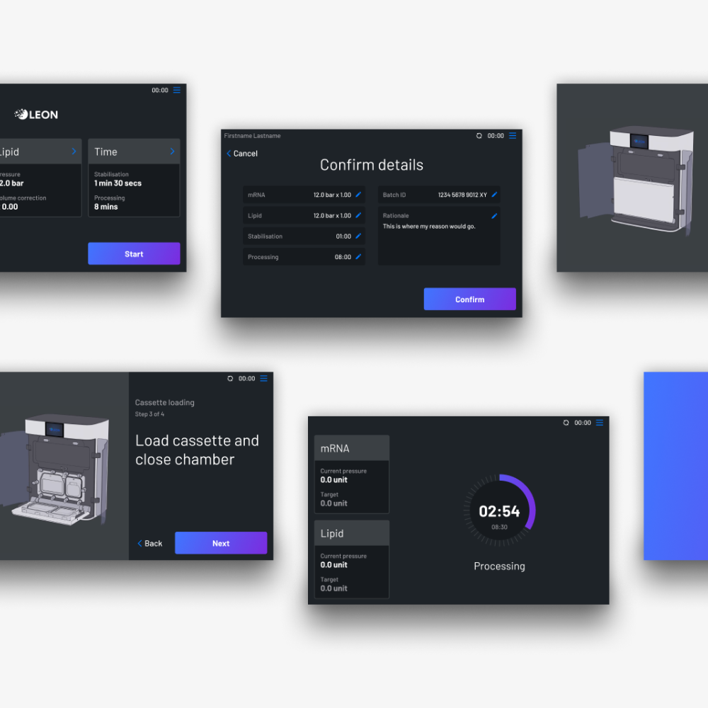 Digital UX UI pages